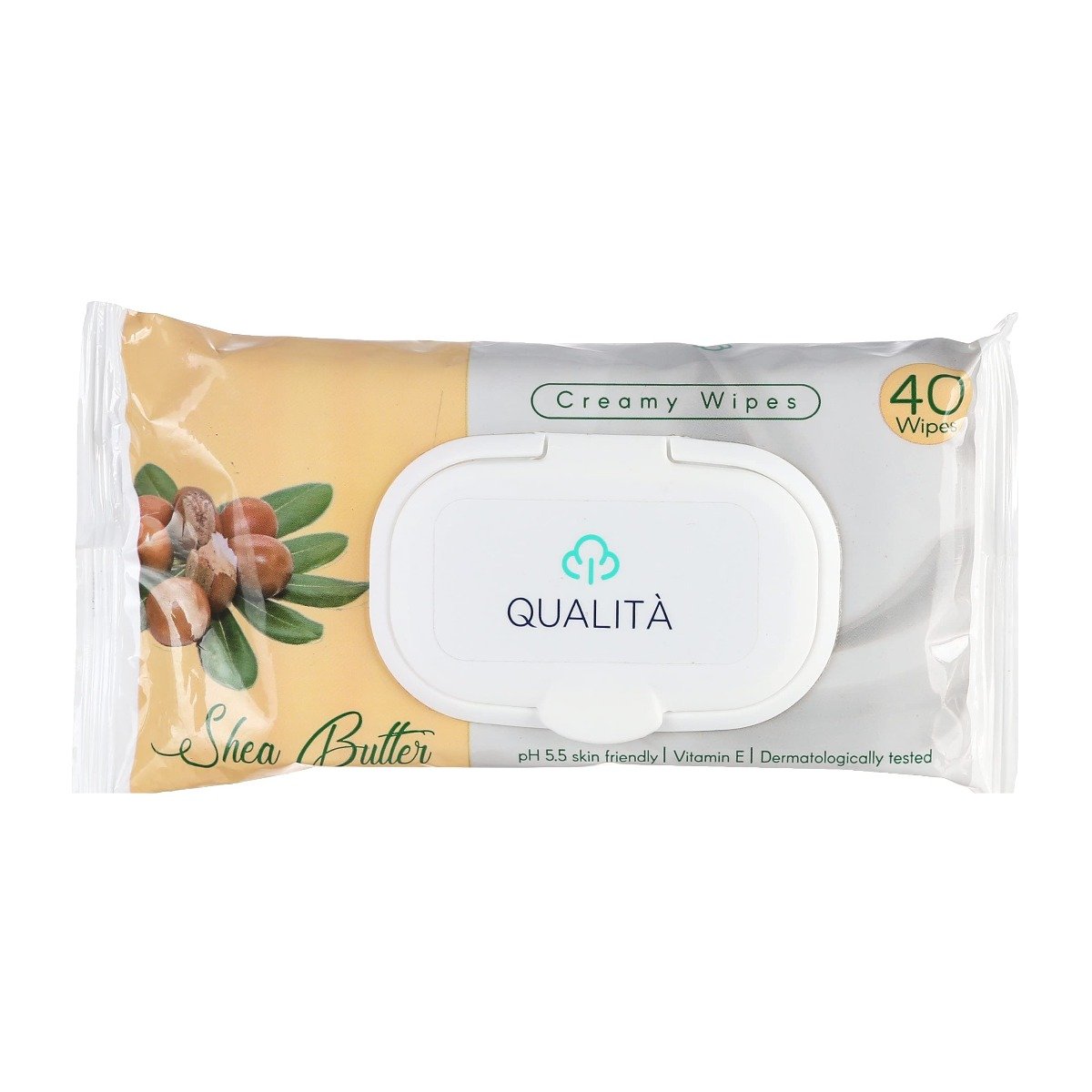 Qualita Shea Butter Creamy Wipes - 40 Wipes