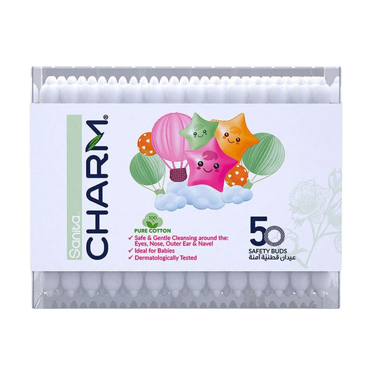 Sanita Charm Baby Safety Buds - 50Pcs