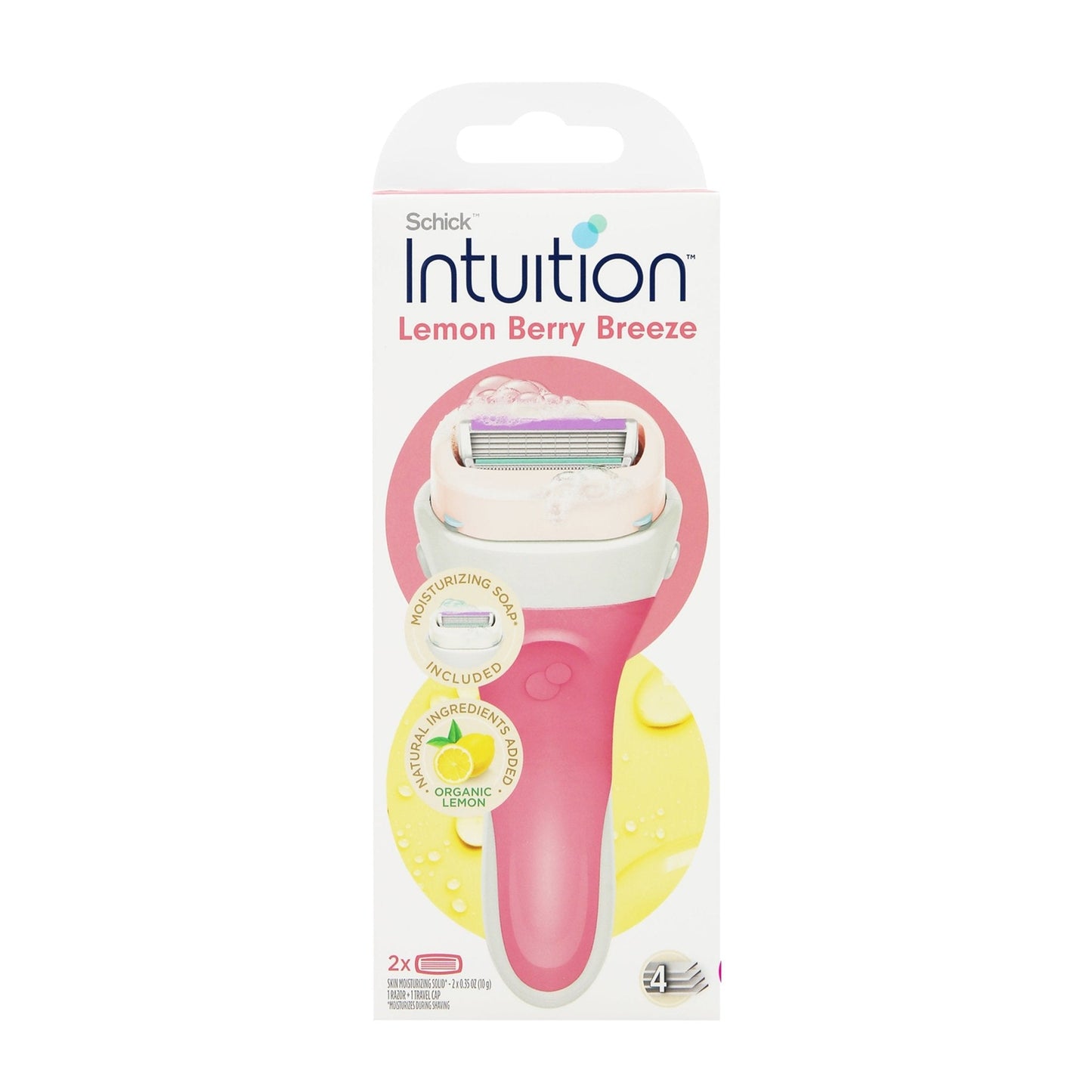 Schick Intuition Lemon Berry Breeze Razor