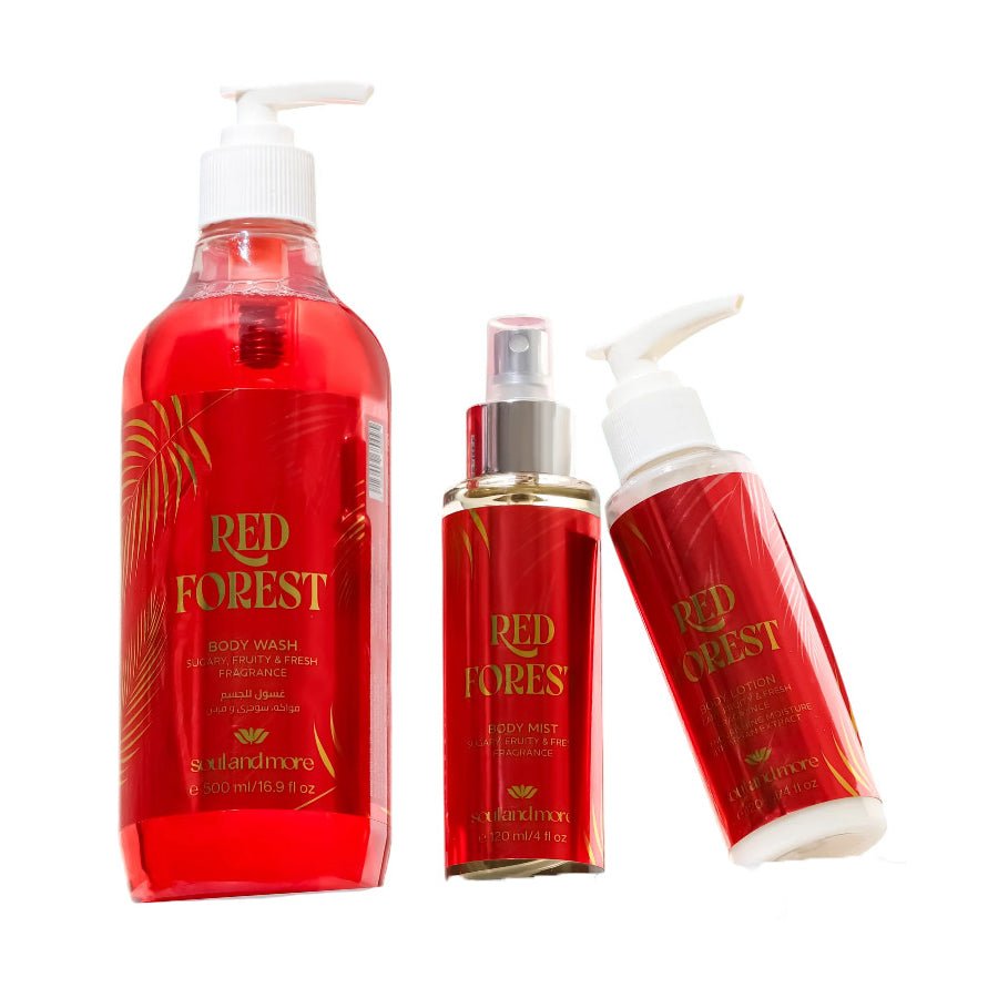 Soul & More Red Forest Set - 3 Psc