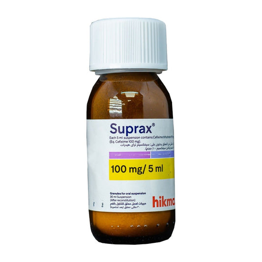 Suprax 100 mg-5 ml Suspension - 30 ml