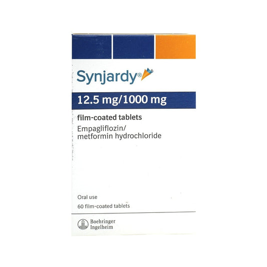 Synjardy 12.5 mg-1000 mg - 60 Tablets