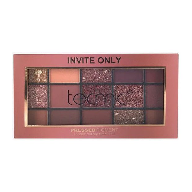 Technic Pressed Pigment Invite Only Eyeshadow Palette - 15 Shades
