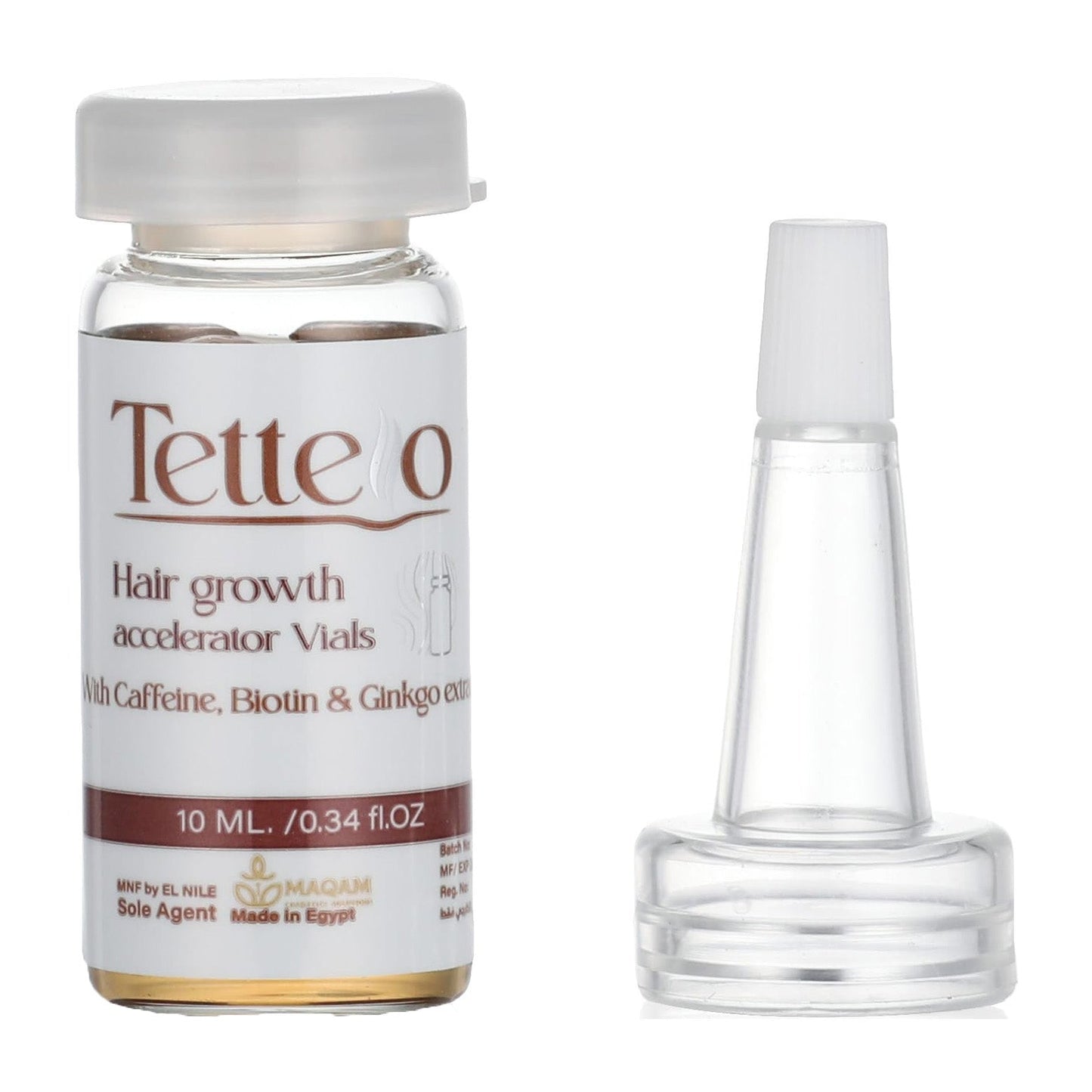 Tettello Hair Growth Accelerator Vials - 12 Vials X 10ml