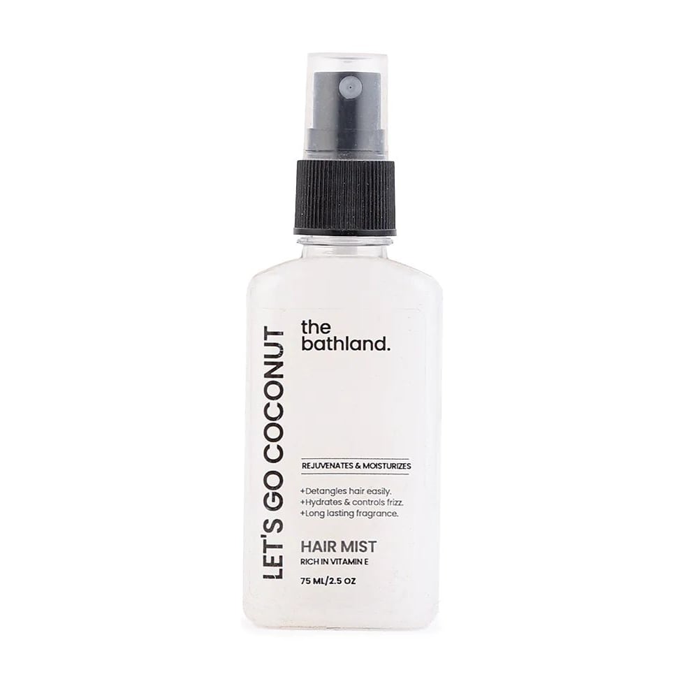 The Bathland Rejuvenates & Moisturizes Let’s Go Coconut Hair Mist - 80ml