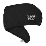 The Hair Addict Black Waffle Weave Frizz Off Towel