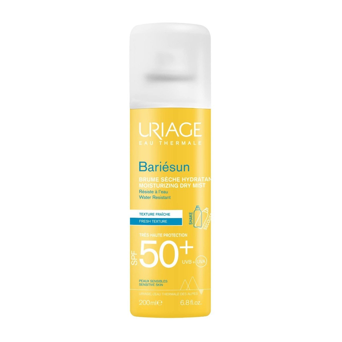 Uriage Bariesun SPF 50+ Brume Spray Dry Mist For Sensitive Skin - 200ml