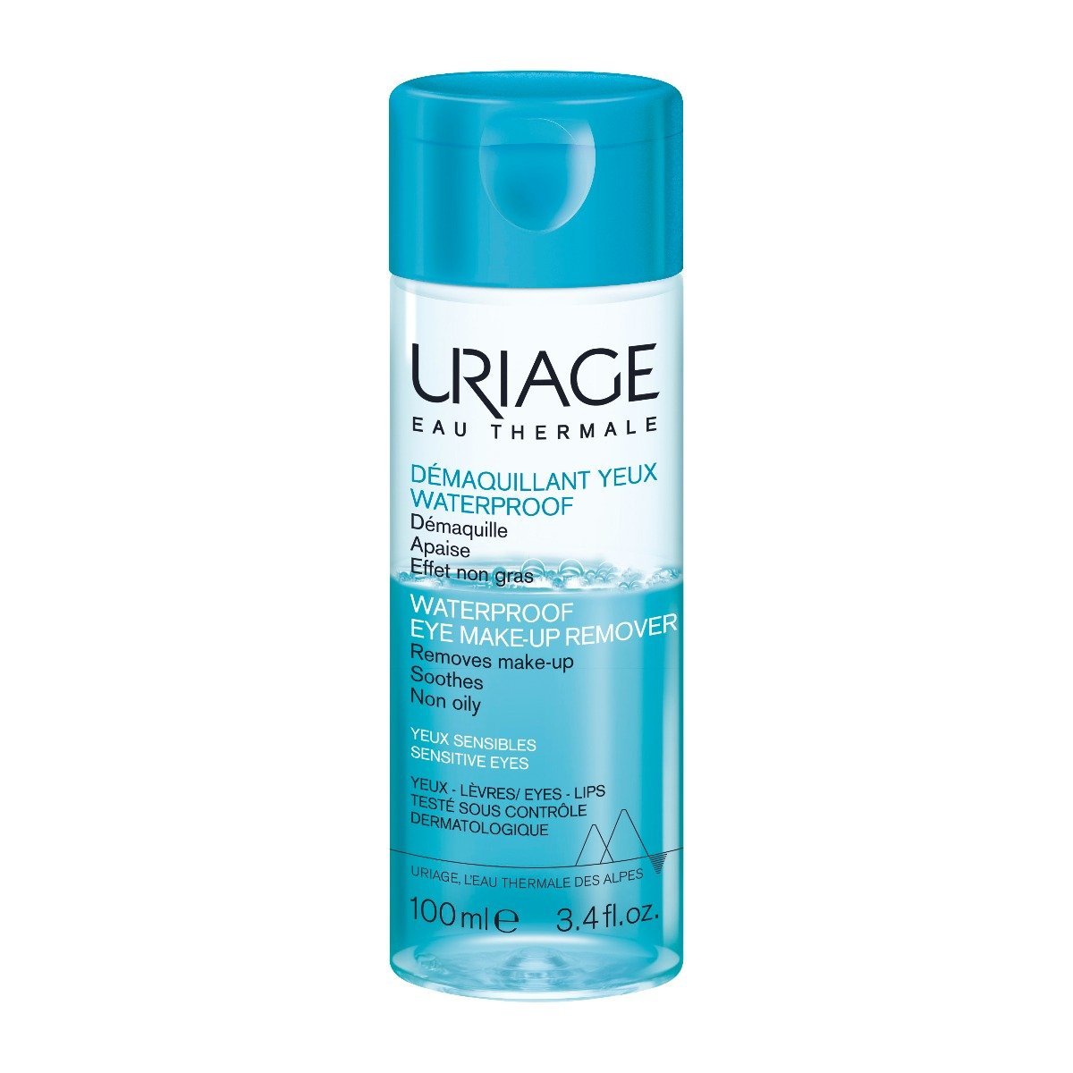 Uriage Waterproof Eye Makeup Remover For Sensitive Eyes - 100ml