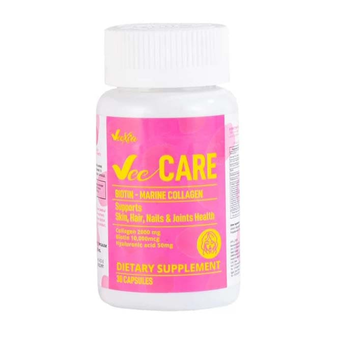 Veexia Vee Care Marine Collagen with Hyaluronic Acid and Biotin Capsules - 30 Capsules