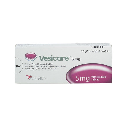 Vesicare 5 mg - 30 Tablets