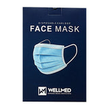 Wellmed Elastic Ear Loop Disposable Face Mask - 50 Masks