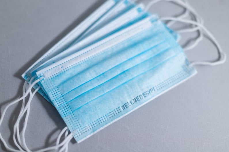 Wellmed Elastic Ear Loop Disposable Face Mask - 50 Masks