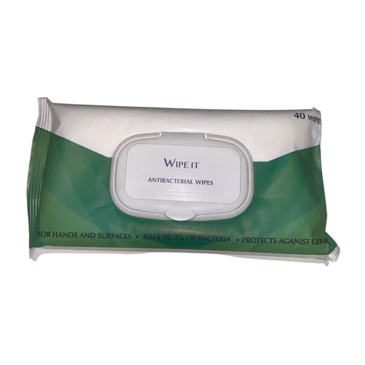 Wipe It Antibacterial Wipes - 40 Wipes